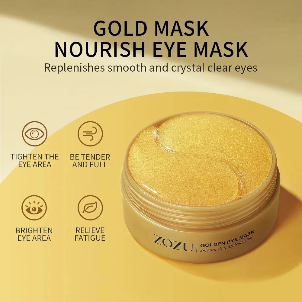 Golden Glow Avocado Eye Masks