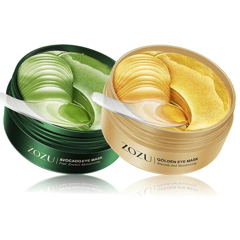 Golden Glow Avocado Eye Masks