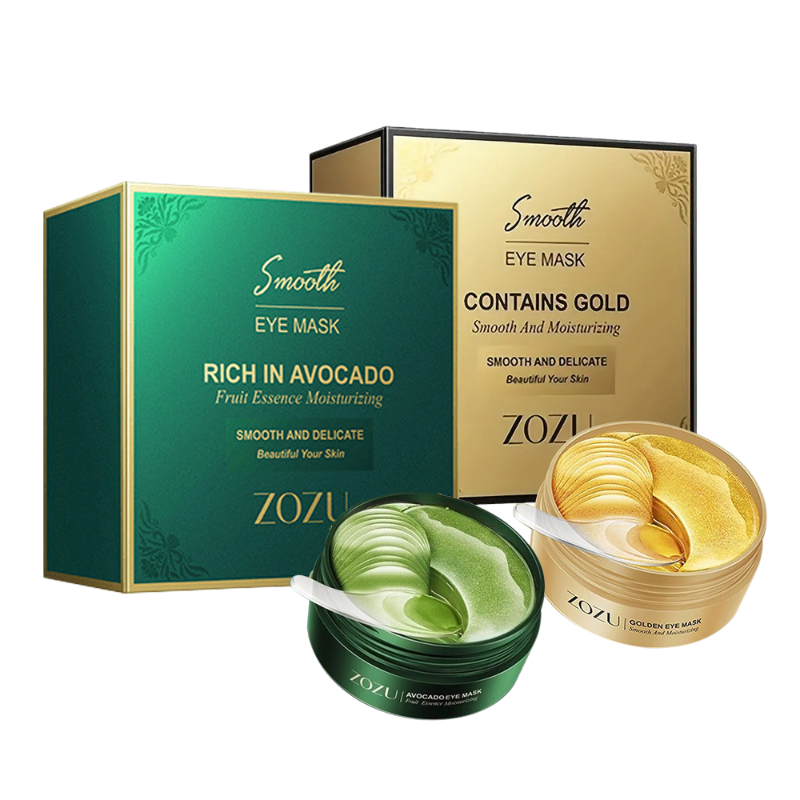 Golden Glow Avocado Eye Masks