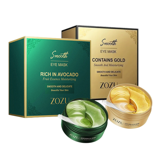 Golden Glow Avocado Eye Masks